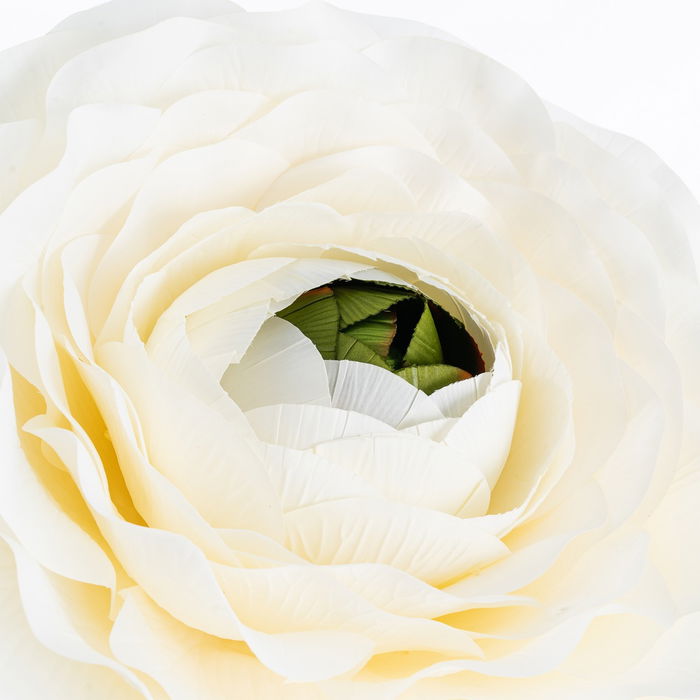 Flor Anémona Blanco Artificial 50 X 50 X 135 cm