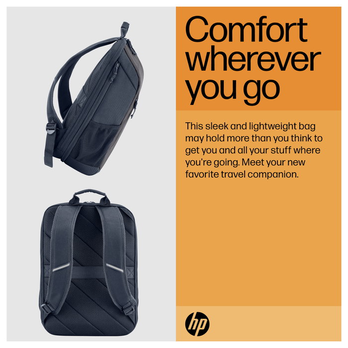 HP Travel Mochila para Portátil 18L 15,6 pulgadas Gris Hierro