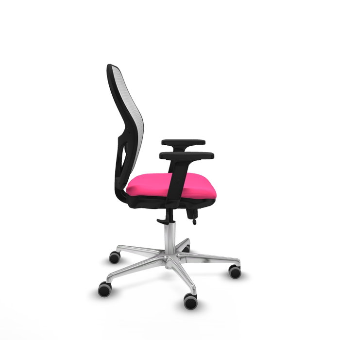 PIQUERAS Y CRESPO Silla de oficina Jorquera Rosa y Blanco PIQUERAS Y CRESPO Silla de oficina Jorquera Rosa y Blanco