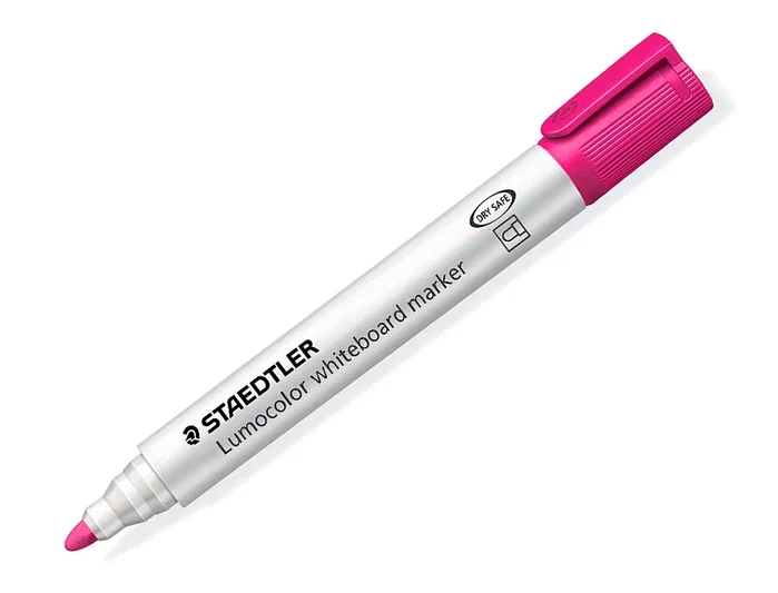 Staedtler Lumocolor 351 Rotulador para pizarra blanca rosa punta redonda 2 mm
