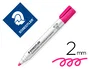 Staedtler Lumocolor 351 Rotulador para pizarra blanca rosa punta redonda 2 mm