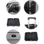 Zoozie Bags 6363 Juego de Maletas de Viaje en Oro Rosa, Material ABS Resistente y Ruedas 360, Incluye Tamaño Cabina y Mediano