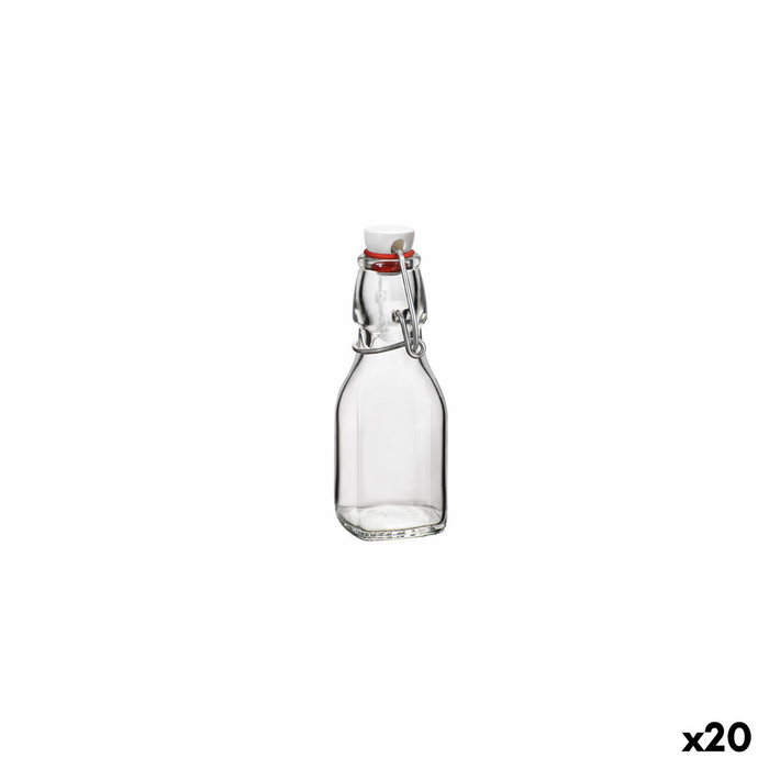 Bormioli Rocco Botella de Vidrio Swing 0,125 L (20 Unidades)