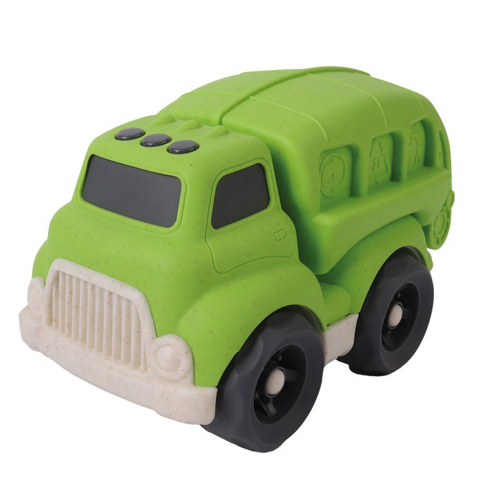 Tachan Camion Eco Bio Surtido T01039, Camiones Ecológicos de Paja de Trigo, Juguetes Sostenibles para +18 meses