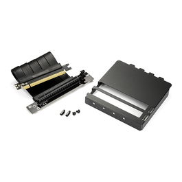 SHARKOON VGCK Riser Card Soporte Tarjeta Gráfica Metal Negro para Cajas MS-Z1000 MS-Y1000 11.5cm