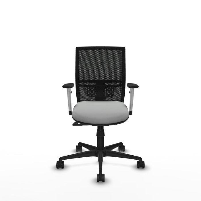 PIQUERAS Y CRESPO Silla de oficina Yunquera Gris claro y Negro PIQUERAS Y CRESPO Silla de oficina Yunquera Gris claro y Negro