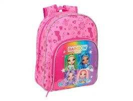 Safta Mochila infantil adaptable a carro Rainbow High Shine 340x280x100 mm