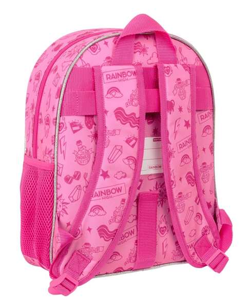 Mochila Escolar Rainbow High Shine Multicolor 28 x 34 x 10 cm