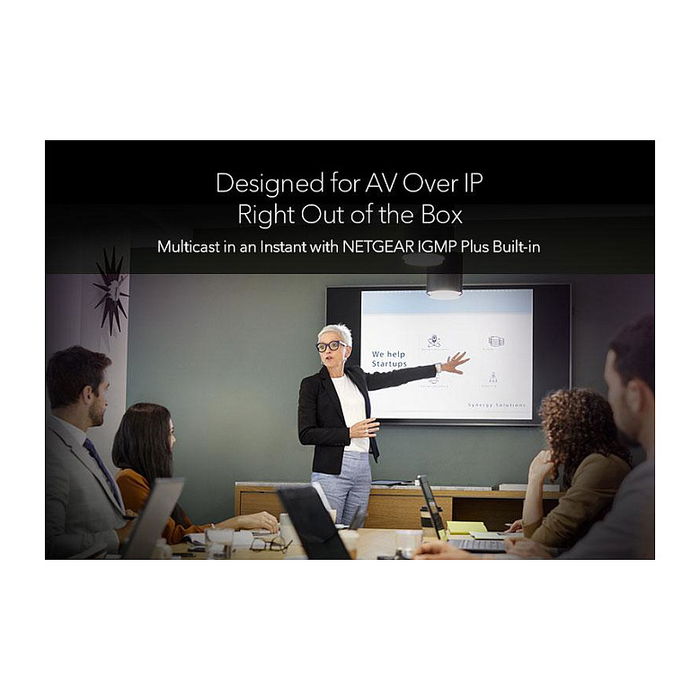 NETGEAR GSM4210PX-100EUS Switch Gigabit Ethernet Gestionado PoE+ 220W 8 Puertos