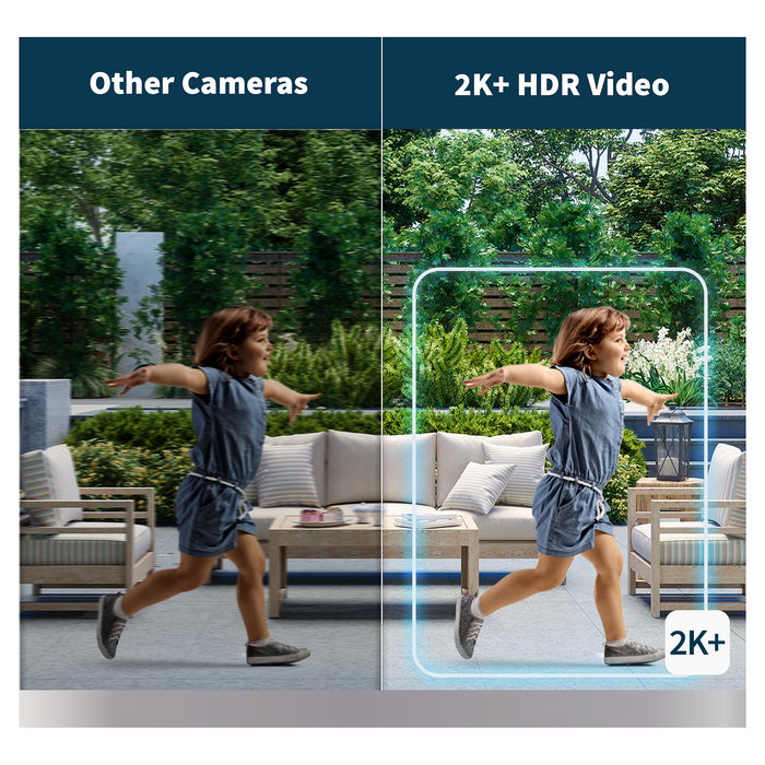 ARLO Pro5 2K+ Cámara de Seguridad Exterior e Interior, Juego de 4 Cámaras Inalámbricas, Resolución 1440 x 2560 Pixeles, Visión Nocturna, Montaje Techo/Pared