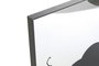 DKD Home Decor Espejo de Cristal y Aluminio Negro Impreso