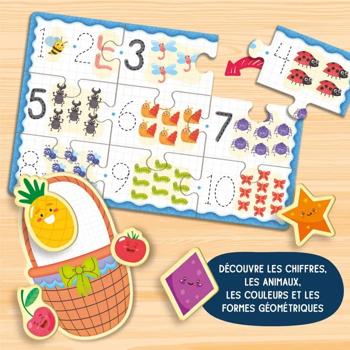 Liscianigiochi AACRX13752 Juego Educativo Juega y Aprende: Desafíos de Lógica y Memoria para Actividades y Desarrollo Cognitivo a Partir de 3 Años