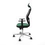 PIQUERAS Y CRESPO Silla de oficina Jorquera, Verde esmeralda y Gris