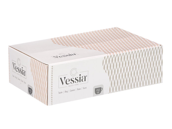 Vessia Tazón de Desayuno Cerámico 450 ml 13.5 x 10.6 x 9.2 cm - 2 Colores Claros: Beige y Gris (Set de 24) Vessia Tazón de Desayuno Cerámico 450 ml 13.5 x 10.6 x 9.2 cm - 2 Colores Claros: Beige y Gris (Set de 24)