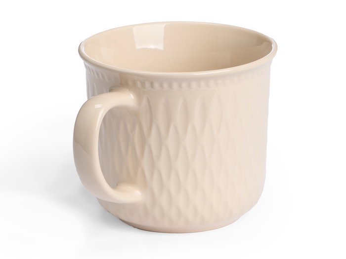 Vessia Tazón de Desayuno Cerámico 450 ml 13.5 x 10.6 x 9.2 cm - 2 Colores Claros: Beige y Gris (Set de 24) Vessia Tazón de Desayuno Cerámico 450 ml 13.5 x 10.6 x 9.2 cm - 2 Colores Claros: Beige y Gris (Set de 24)