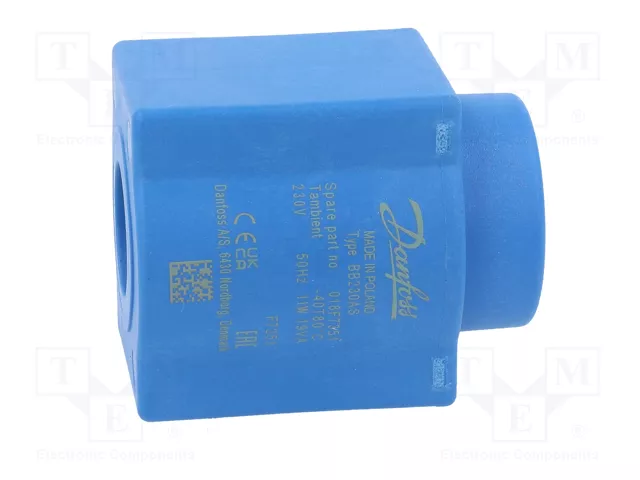 DANFOSS Bobina de electroválvula 230VAC 11W 13,5mm DANFOSS Bobina de electroválvula 230VAC 11W 13,5mm