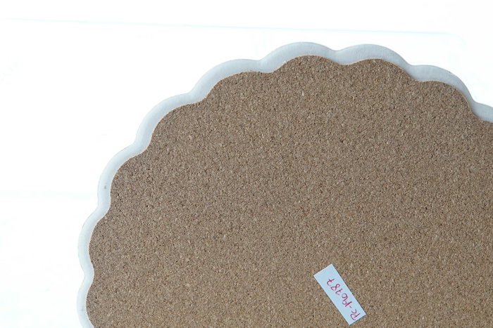 DKD Home Decor Salvamanteles de Dolomita y Corcho 20x20x1 cm Surtido de Colores