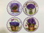 DKD Home Decor Salvamanteles de Dolomita y Corcho 20x20x1 cm Surtido de Colores