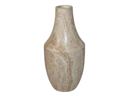 DKD Home Decor Jarrón Magnesia Símil Mármol 23x23x54 cm