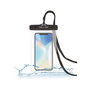 Tech One Tech Funda Impermeable para Móviles hasta 7" IPX8 PVC Negra con Lanyard