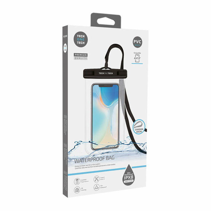 Tech One Tech Funda Impermeable Universal TEC2850 Negra