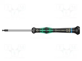 WERA Destornillador de precisión Kraftform Micro Allen esférica HEX 2,5mm