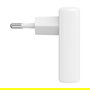 4smarts Cargador FlatPlug Duos 546020, 20W GaN, Carga Rápida, 1 USB-C y 1 USB-A, Blanco