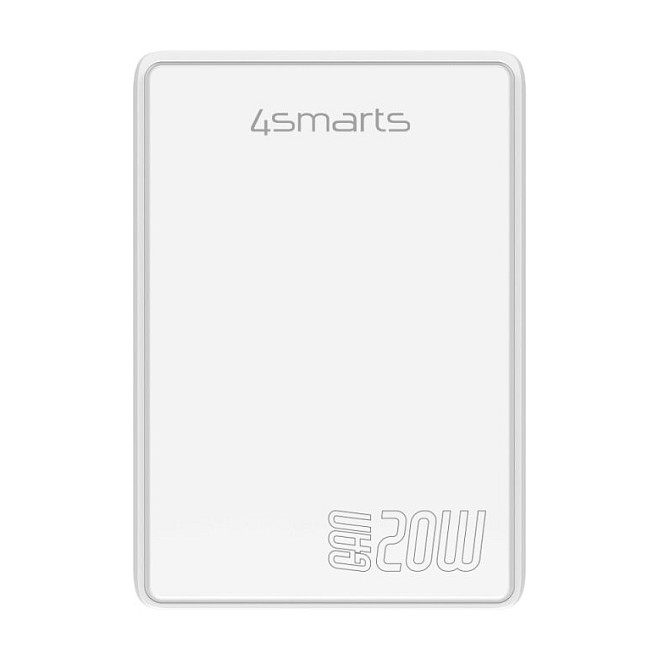4smarts Cargador FlatPlug Duos 546020, 20W GaN, Carga Rápida, 1 USB-C y 1 USB-A, Blanco 4smarts Cargador FlatPlug Duos 546020, 20W GaN, Carga Rápida, 1 USB-C y 1 USB-A, Blanco