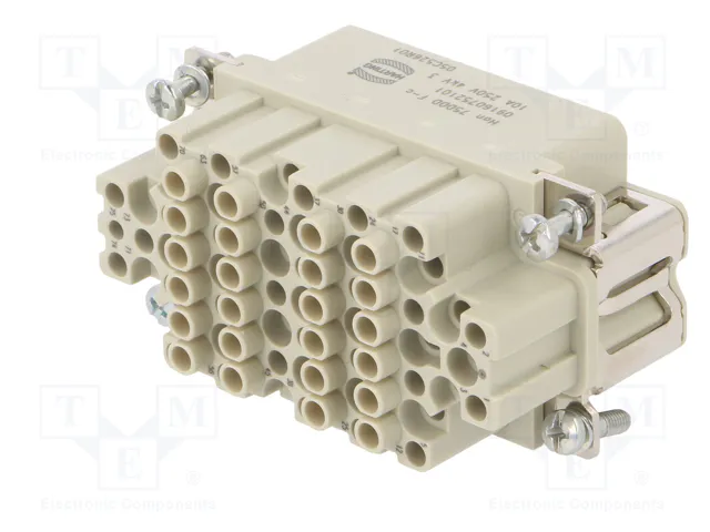 HARTING Han 75DDD F-c Plantilla de contacto Hembra Han® DDD HARTING Han 75DDD F-c Plantilla de contacto Hembra Han® DDD