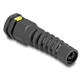 DeLOCK 60625 Prensacables M16 con ventilación y alivio de tensión IP68 negro, 2 unidades