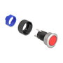 DeLOCK 22047 Pulsador Plástico 22mm IP60 Rojo Negro Azul Plata 230V 3A