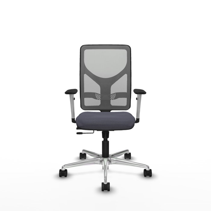 PIQUERAS Y CRESPO Silla de oficina Motilla con mecanismo Sincro/Traslack Gris