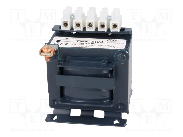 BREVE TUFVASSONS Transformador de red TMM 50VA 400VAC/230V