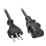 LINDY Cable de alimentación 30418 C13 acoplador 3 m Negro