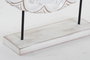 DKD Home Decor Decoración MDF Mandala Blanco 41x8x49