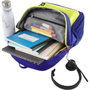 HP Mochila Campus 7J596AA Azul y Lima para Portátiles de hasta 15.6 pulgadas