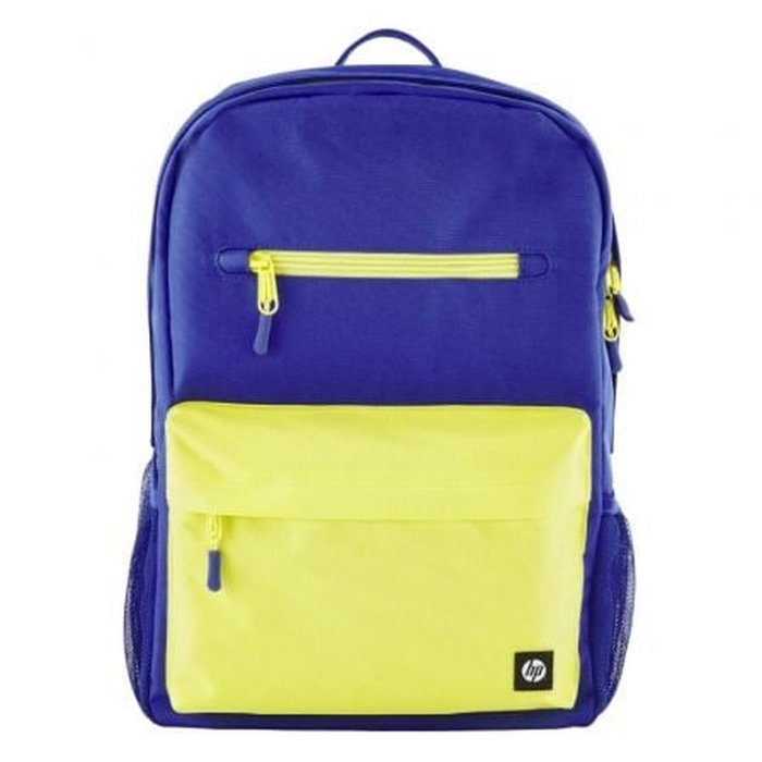 HP Mochila Campus 7J596AA Azul y Lima para Portátiles de hasta 15.6 pulgadas