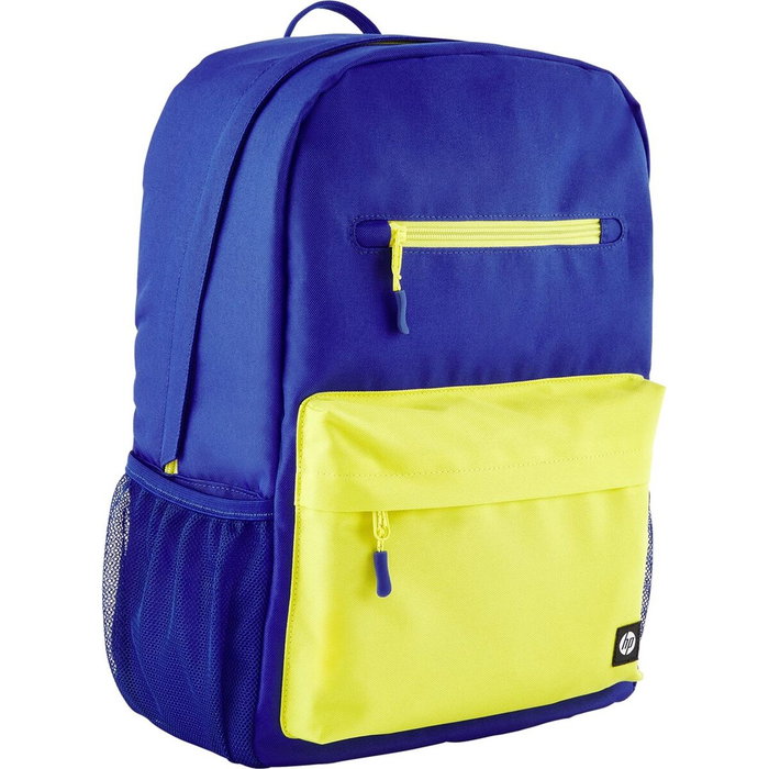 HP Mochila Campus 7J596AA Azul y Lima para Portátiles de hasta 15.6 pulgadas