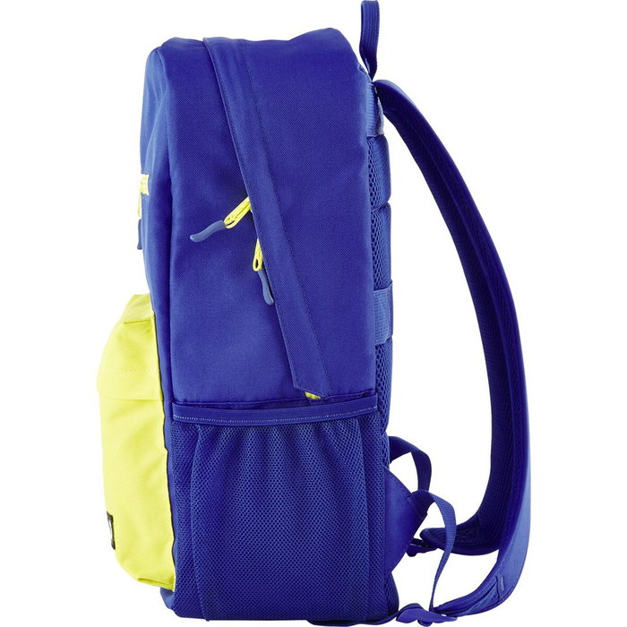 HP Mochila Campus 7J596AA Azul y Lima para Portátiles de hasta 15.6 pulgadas