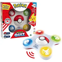 Pokemon POK8056379196884 Juego de Mesa Trainer Trivia Pon a Prueba Tus Conocimientos Sobre Pokemon Hasta 4 Jugadores A Partir de 7 Años
