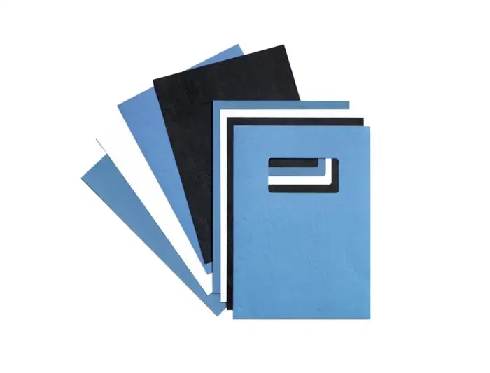 Gbc Tapas Encuadernacion Carton Antelope S Mil Din A4 250 Gr Color Azul Claro Pack 100 Unidades