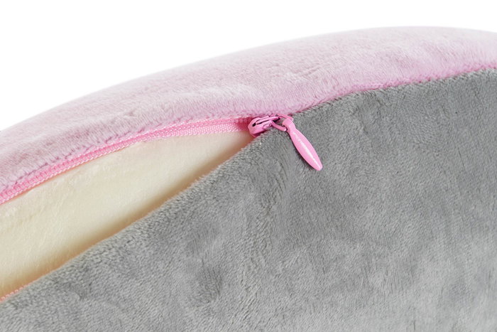 DKD Home Decor Cojín de Viaje Rosa Gris Claro Poliester 10 x 32 x 30 cm 4 Unidades DKD Home Decor Cojín de Viaje Rosa Gris Claro Poliester 10 x 32 x 30 cm 4 Unidades