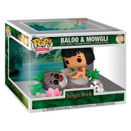 FUNKO Figura POP Moment Disney El Libro de la Selva Baloo & Mowgli