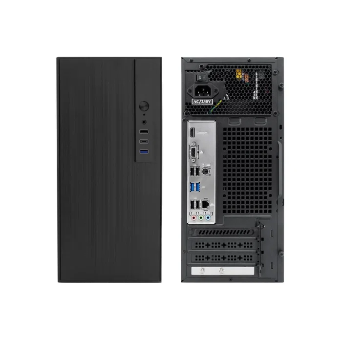 Coolbox M460 Micro ATX con Fuente 500W y USB-C Negro