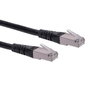 Roline Patch Cord Cat.6 S/FTP Negro 0,3 m