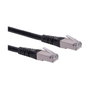 Roline Patch Cord Cat.6 S/FTP Negro 0,3 m