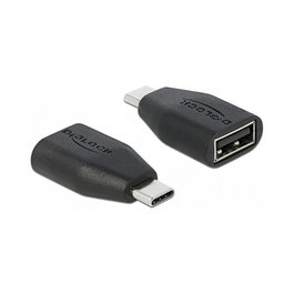 DeLOCK Bloqueador de datos USB Type-C macho a Tipo-A hembra