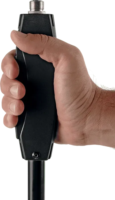 QUIKLOK Soporte Micrófono Recto Microlite 900, Altura Regulable 1040-1565mm, Base Redonda 248mm