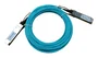 HPE Networking X2A0 Cable de Fibra Óptica Activo 100G QSFP28, 30 m, Conectores Macho, Verde, Compatible con InfiniBand