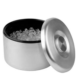 Cubitera de Aluminio 27 cm de Diámetro 20 cm de Alto - Cubitos de Hielo, Orfebrería